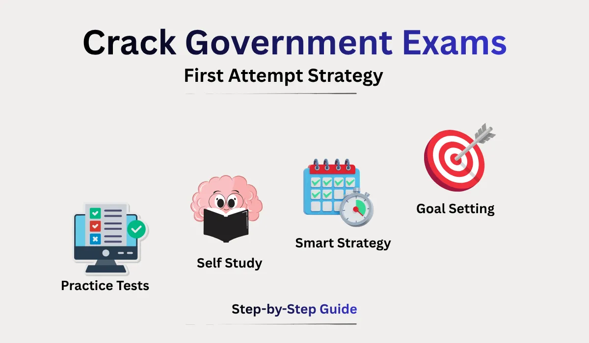 How to Crack Government Exams in First Attempt smart study plan to crack government exams in first attempt
